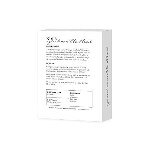 Teroforma 1pt VANILLA SPICE Infusion Blend for Alcohol & Spirits â€“ Flavor Infuser Packets for Home Infusion (Single Pack)