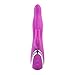 MOJOY Multi 7 Frequency Silicone Rabbit G-Spot Vibrating Vibrator for Women, Tongue Penetration Double Vibrant Sex Toy Clitoris Stimulators, Rose Red