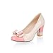 Carol Shoes Fashion Bows Womens High Heel Dress Shoes