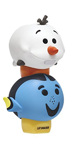 Lip Smacker Disney Tsum Tsum Lip Balm Duo, Dory Blue Tang Berry/Olaf Icy Truffle Treat, 2 Count