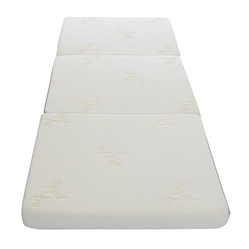 Milliard Tri Folding Mattress, with Ultra Soft Removable Cover and Non-Slip Bottom (75