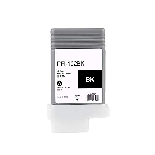 MS.R Compatible Ink Cartridges Replacement for Canon PFI-102 Professional Inkjet iPF500, iPF510, iPF600, iPF605, iPF610, iPF700, iPF710, iPF720 Printers (2MBK, BK, C, M, Y) 6 Pack