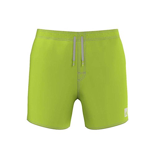 adidas- Bañador para hombre, color verde / beige, talla M