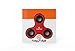 FidgyFidge Red Fidget Spinner Hand Tri-Spinner Toy, Focus, Stress Reducing and Anxiety Toy for Adults and Children with Autism, ADHD, Hyperactivity Spinning Si3N4 Ceramic Bearings, Red and Black