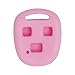 Keyless2Go Replacement for Key Fob Cover for Lexus Vehicles with FCC HYQ1512V, N1412BBB, HYQ12BBT - Pink