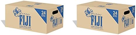 FIJI Natural Artesian Water, 16.9 Fl Oz (2 Pack of 24)