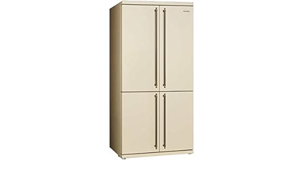 Smeg FQ60CPO Independiente 540L A+ Beige nevera puerta lado a lado ...