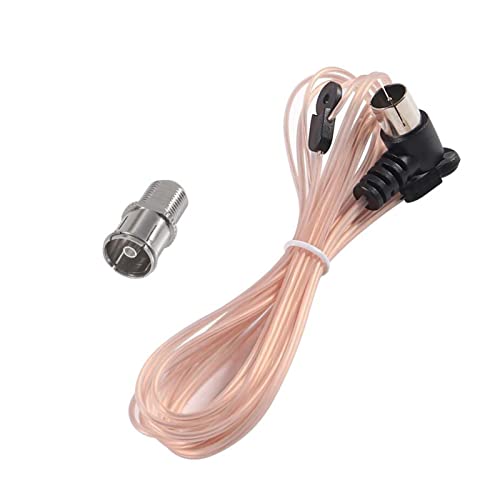 AEDIKO FM Antenna 75 Ohm FM Dipole Antenna And AM Loop Antenna With 2