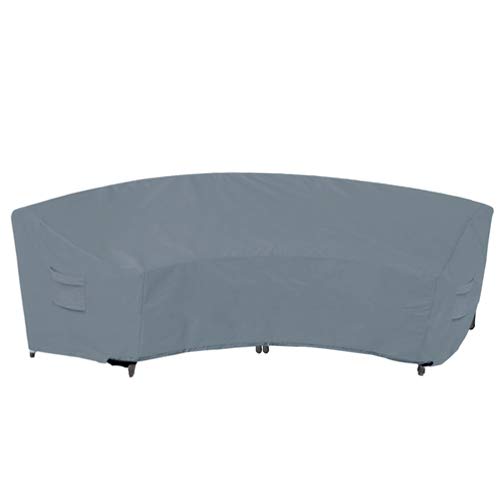 Yolaka Outdoor Furniture Covers Patio Sectional Curved Couch Protector