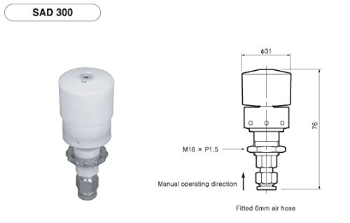 PneumaticPlus SAU3000M-N03DG-MEP 3 Unit Combo Compressed Air Filter Regulator Lubricator, 3/8" Pipe Size, NPT-Auto Drain, Metal Bowl, 10 μm with Gauge - Thumbnail 5