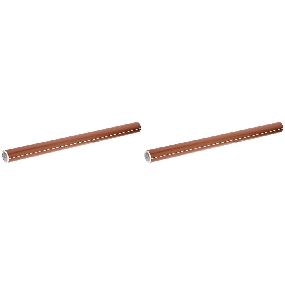 Fablon 45 cm x 1.5 m Roll Polished Effect, Bronze (Pack of 2)