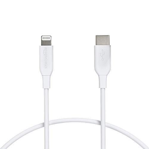 Amazon Basics USBC to Lightning Cable Cord, MFi Certified Charger for
