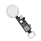 Afeax Compatible with Apple iPhone Home Button Main Key Flex Cable Replacement for iPhone 7 and 7 Plus (Silver)