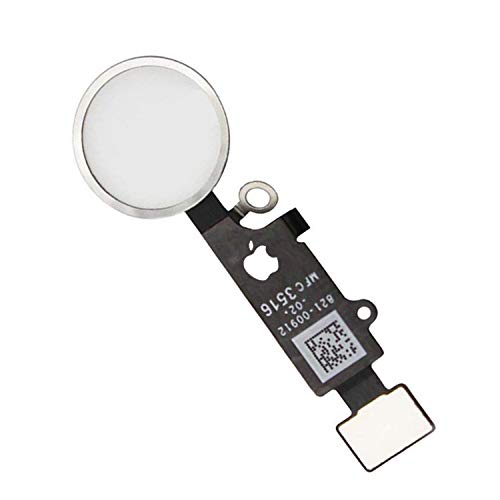Afeax Compatible with Apple iPhone Home Button Main Key Flex Cable Replacement for iPhone 7 and 7 Plus (Silver)