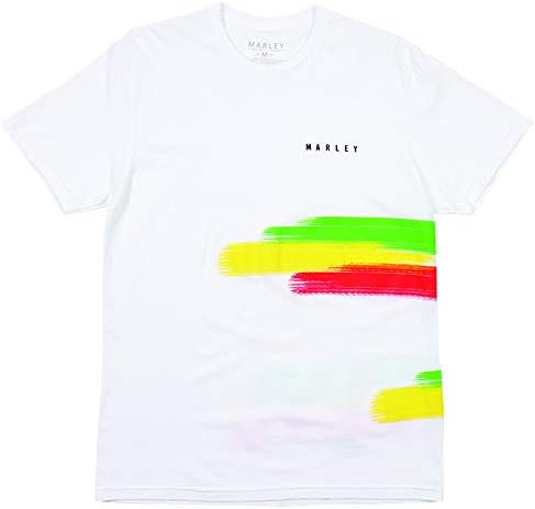 Marley Apparel Rasta Splatter T-Shirt White