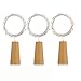 AnSaw Spark I Wine Bottle Lights,Starry Bottle Lamp Kit, Cork Shape Striping Lights ,20-MicroLED, Copper Wire, Battery Light,Rope Lamp,3 Pack (White )