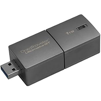 Kingston Digital 1TB DataTraveler Ultimate GT USB 3.1/3.0 300MB/s R, 200MB/S Flash Drive (DTUGT/1TB)