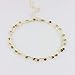 Zealmer Women Gold Plated Disc Pendant Necklace