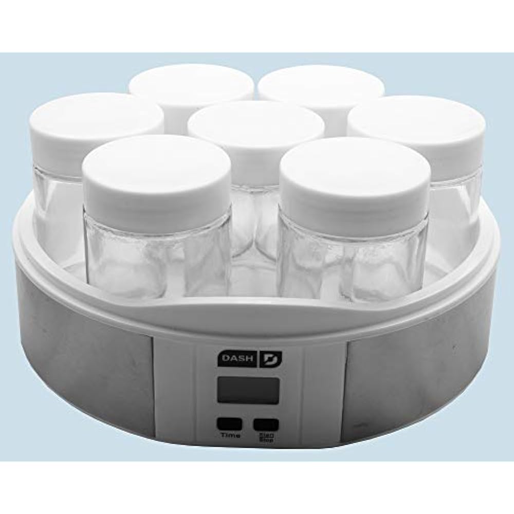 6 Yogurt Makers Oz Glass Jars Fit Instant Pot, Euro Cuisine GY1920, And