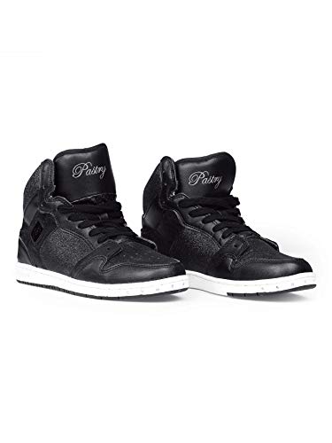 Adult"Glam Pie" Glitter Black Sneakers PA133020BLK09.0 Black 09.0 - Thumbnail 5