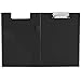 MyLifeUNIT Clipboard Folder with Pocket, Clipboard Padfolio File Folder, Letter Size or A4 Size (Black)