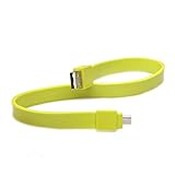 Tylt MIC-DATAG-T 1-Feet SYNCABLE Micro USB Cable - Retail Packaging - Green