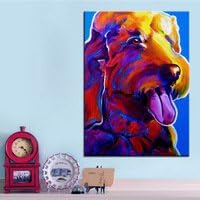 Print poster Painting goldendoodle dawny Wall painting Home Decorative Wall Art Picture For Living Room paintng No Frame