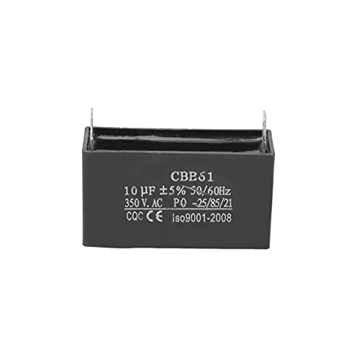 CBB61 Capacitor 350VAC 10UF,50/60Hz Fan Motor Starting Plastic Capacitor,Generator Capacitor: Industrial & Scientific