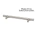Alzassbg 10 Pack Brushed Satin Nickel Cabinet Pulls, 5 Inch(128mm) Hole Centers Cabinet Handles Kitchen Hardware T Bar European Style Drawer Handle Pull AL3011SN