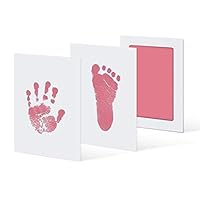 Myrna Raymond Drop Ship Baby Handprint Footprint Non-Toxic Newborn Imprint Hand Inkpad Watermark Infant Souvenirs