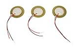 3-pack 20mm Piezoelectric Elements/Contact Pickups with 2
