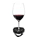 Outdoor Wine Glass Holder by Bella D'Vine for Stemmed Wine Glasses, Comes with a Strap Base for Chairs and Railing, Fun Wine Gift in Graphite Grey