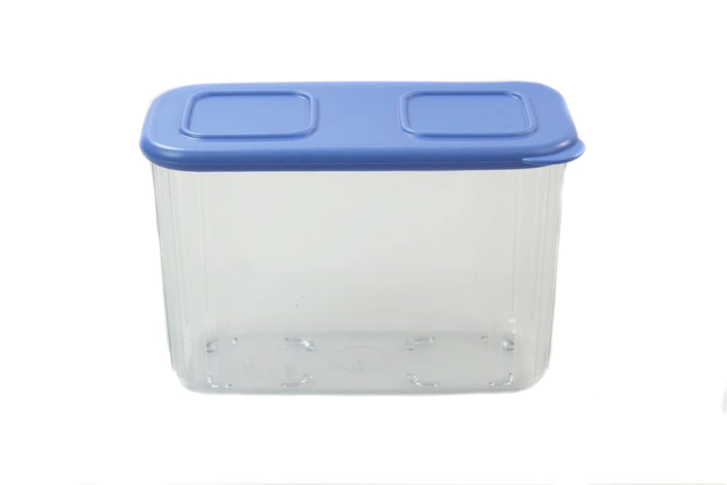 Tupperware Fridge Clear Mates 460ml Clear Blue Fresh Tower Can Container