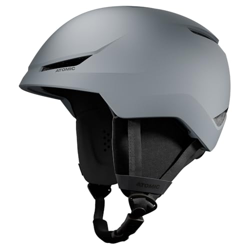 ATOMIC Revent Lite + casco da sci – grigio blu – taglia 51 – 55 – Casco da snowboard e sci con sistema di ventilazione a 360° & Active Aircon – Holo Core per il massimo assorbimento degli urti