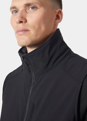 Hommes Gilet Softshell Paramount, Noir, XL