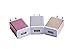 USB Wall Charger, Weiup [3-Pack] 1.0A 1-Port USB Home Travel Plug Power Adapter For iPhone 8/8 plus, iPhone X, iPhone 7/7Plus 6/6s 6/6s plus 5S, Samsung S8 S7 S6 S5, HTC, LG ,Gold Silver Rose Gold