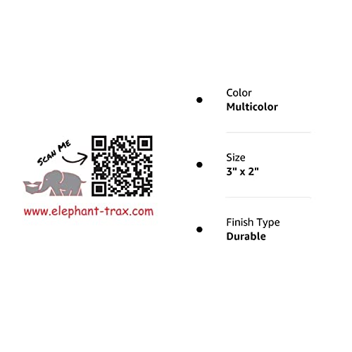 Elephant Trax Smart Storage QR Labels for Organizing, Moving, Storage
