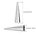 YsesoAi Lady lock forms - Stainless Steel Pastry, Cream Horn Molds,Free Standing Cone Shape（Pack of 24）