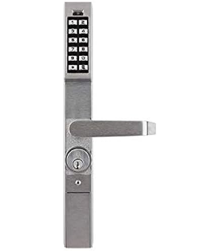 Alarm Lock T2 Digital Keypad Lock - 100 User Codes, Satin Chrome, ANSI Grade 1