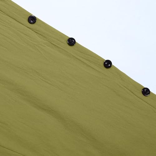 NREALY Linen Pants Women Womens Linen Pants Color AG-b Size X-Large