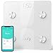 eufy by Anker, Smart Scale C1 with Bluetooth, Body Fat Scale, Wireless Digital Bathroom Scale, 12 Measurements, Weight/BMI, Fitness Body Composition Analysis, Black/White, lbs/kg