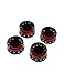 Guyker 4Pcs Guitar Potentiometer Control Knobs with Dia. 6mm(0.24