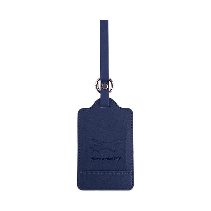 Photo 1 of 3-Pack Luggage Tags – Durable Suitcase ID, Address & Bag Label Holders, Travel Accessories for Luggage Identification, Name & Baggage Tag Set(Blue)