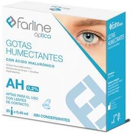 Farline GOTAS OCULARES HUMECTANTES CON ACIDO HIALURONICO AL 0,2% 20 UNIDOSIS