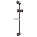 Dura Faucet Shower Slide Bar for RV's, Motorhomes, Travel Trailers, Campers and 5th Wheels – Features Easy Installation (Oil Rubbed Bronze)
