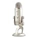 Blue Yeti USB Mic for Recording & Streaming on PC and Mac, 3 Condenser Capsules, 4 Pickup Patterns, Headphone Output and Volume Control, Mic Gain Control, Adjustable Stand, Plug & Play - Platinum primary