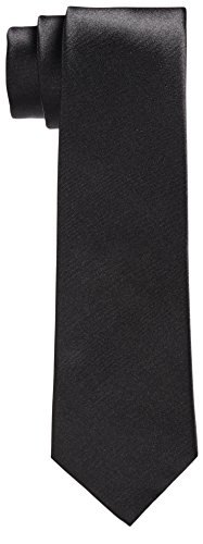 Premium 100% Silk Tie Black, Navy, Pink Signature Wrapping Gift Box (Black 3 Inch)