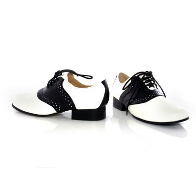 Ellie Shoes 149363 Saddle- Black-White Adult Shoes