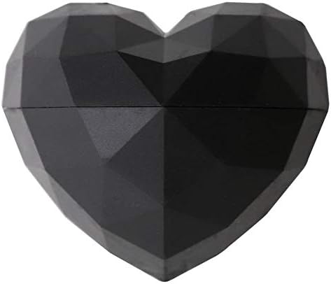 Rebels Refinery Geometric Heart-Shaped Lip Balm | Nourish Chapped Lips with Coconut & Sweet Almond Oil Extracts| Vitamin E Antioxidants (Wildberry - Black)