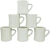 Coletti COL104 Vintage Restaurant Coffee Mugs | Coffee Mug Set of 6, 10 oz